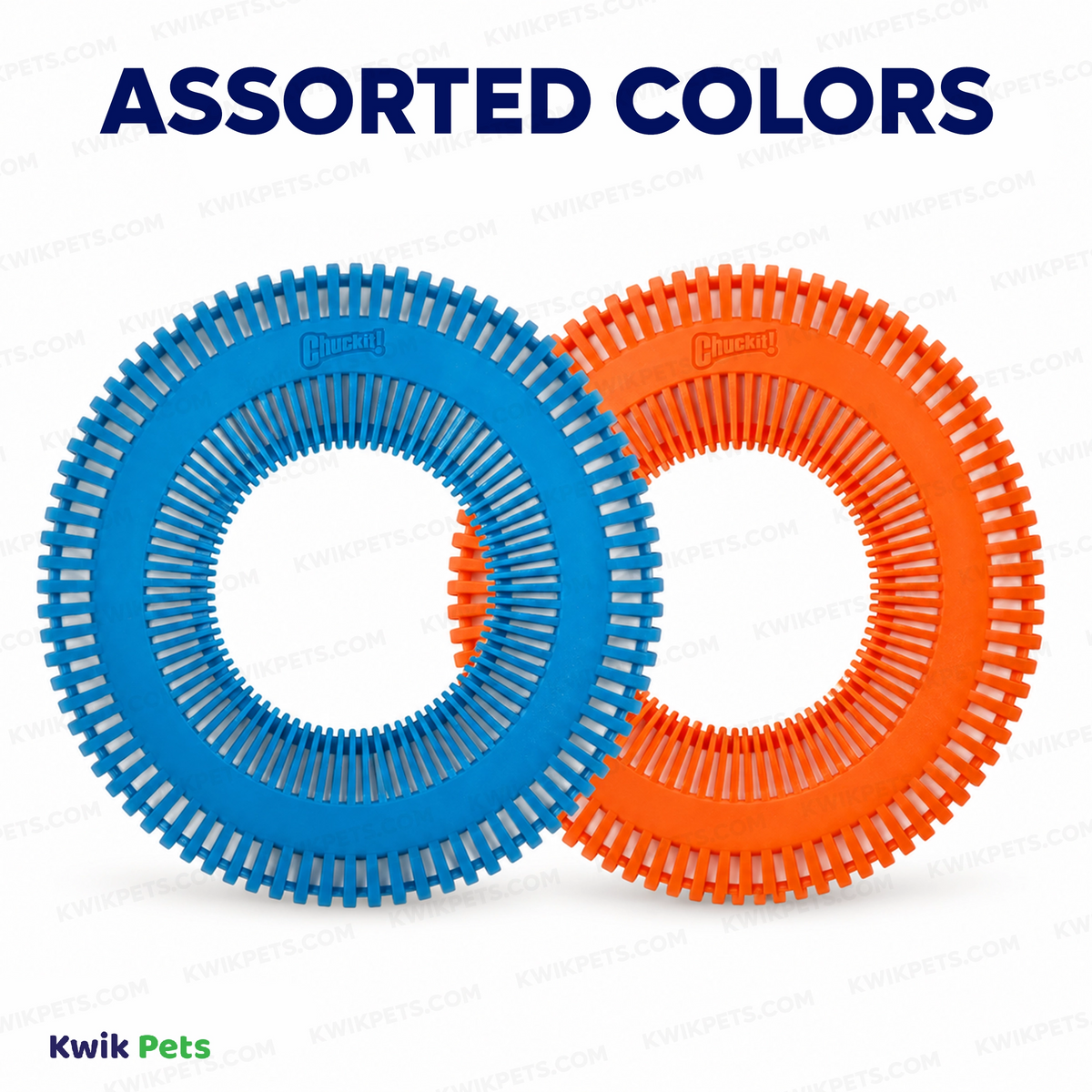 Assorted Colors Chuckit! Rugged Flyer Disc Dog Toy Assorted Medium