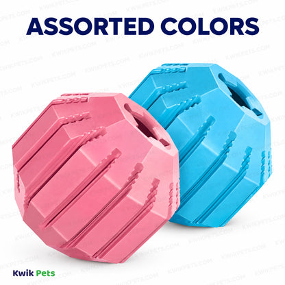 Assorted Colors of KONG Activity Ball Puppy Dog Toy Assorted Medium