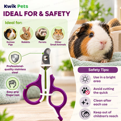 Ideal for & safety of Kaytee Pro-Nail Trimmer for Small Animals Purple