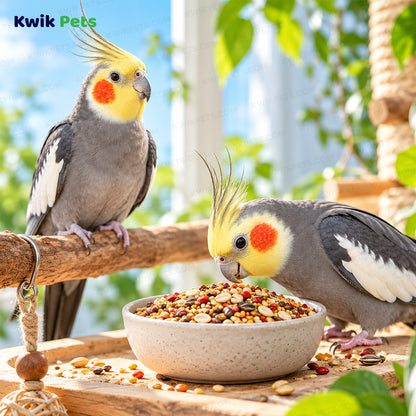 Lifestyle of Kaytee Forti-Diet Pro Health Cockatiel Food with Safflower 4-lb