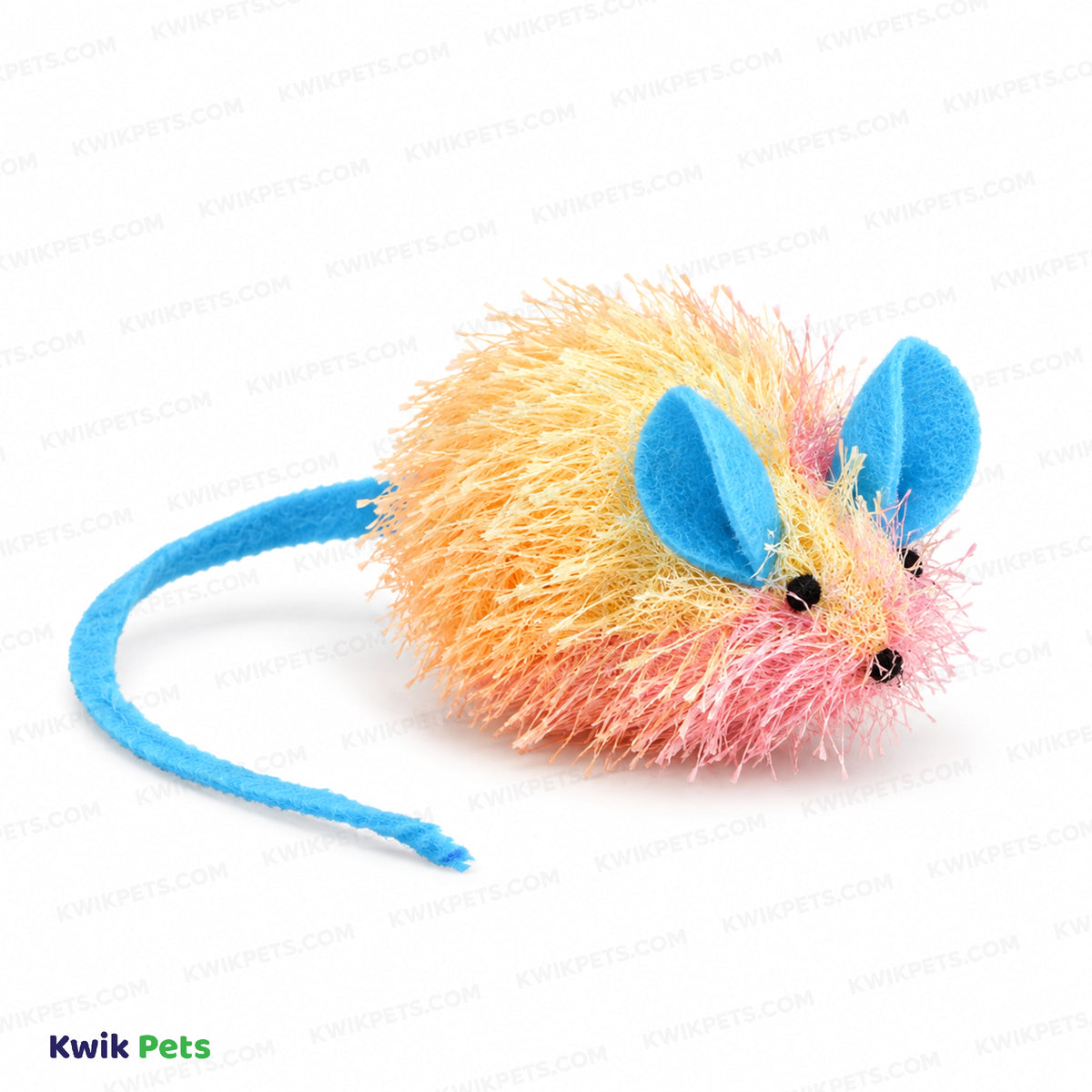 Front 4 of Spot Stringy Mice & Ball Cat Toy with Catnip Assorted 4 Count 2-in