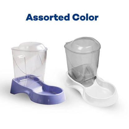 Assorted of Van Ness Plastics Auto Pet Feeder Assorted Small 3-lb