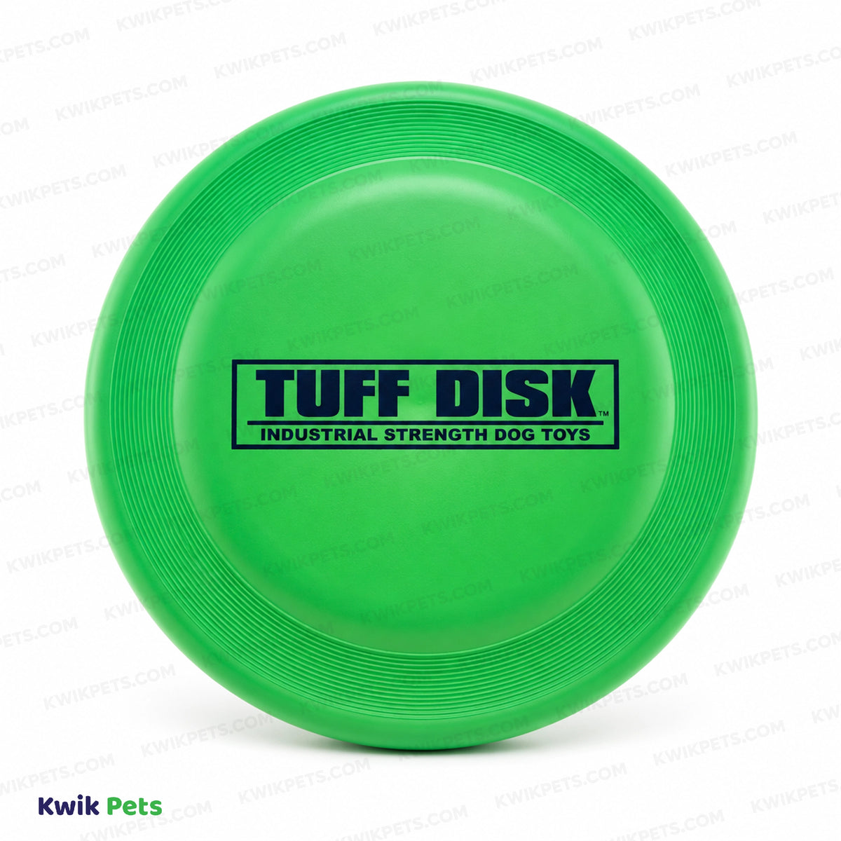 Front 3 of Petsport USA Tuff Disk Dog Toy Assorted 9-in