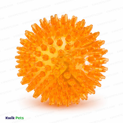 Front 2 of Petsport USA Gorilla Ball Dog Toy Assorted Medium 2.8-in