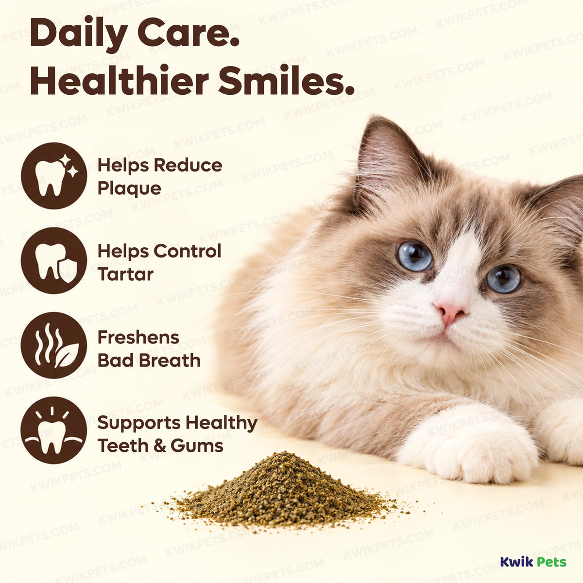 Benefits of NaturVet Proden PlaqueOff Powder for Cats 40g