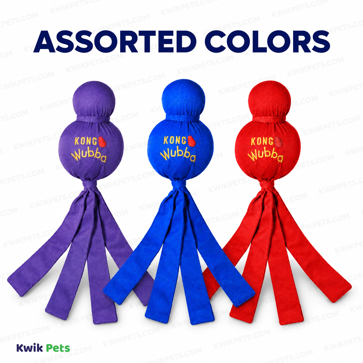 Assorted Colors KONG Wubba Dog Toy Assorted Large