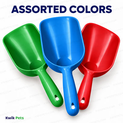 Assorted Color of Van Ness Plastics Pet Food Scoop Assorted Regular