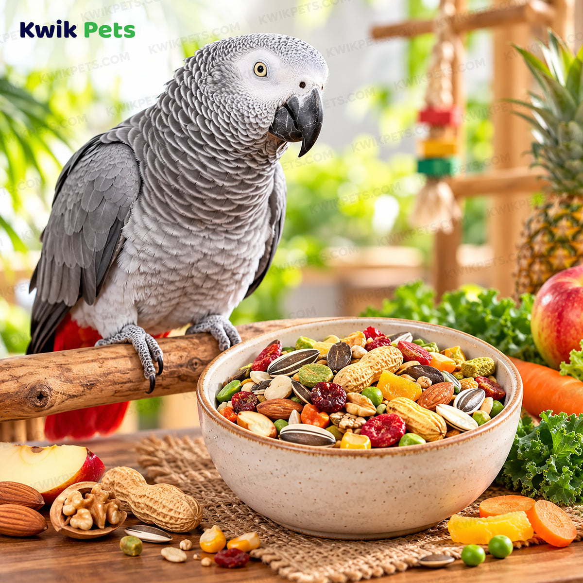 Lifestyle of Kaytee Fiesta Parrot Food 2.5-lb