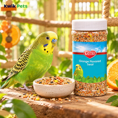 Lifestyle of Kaytee Orange Flavored Parakeet Bird Treat 10-oz