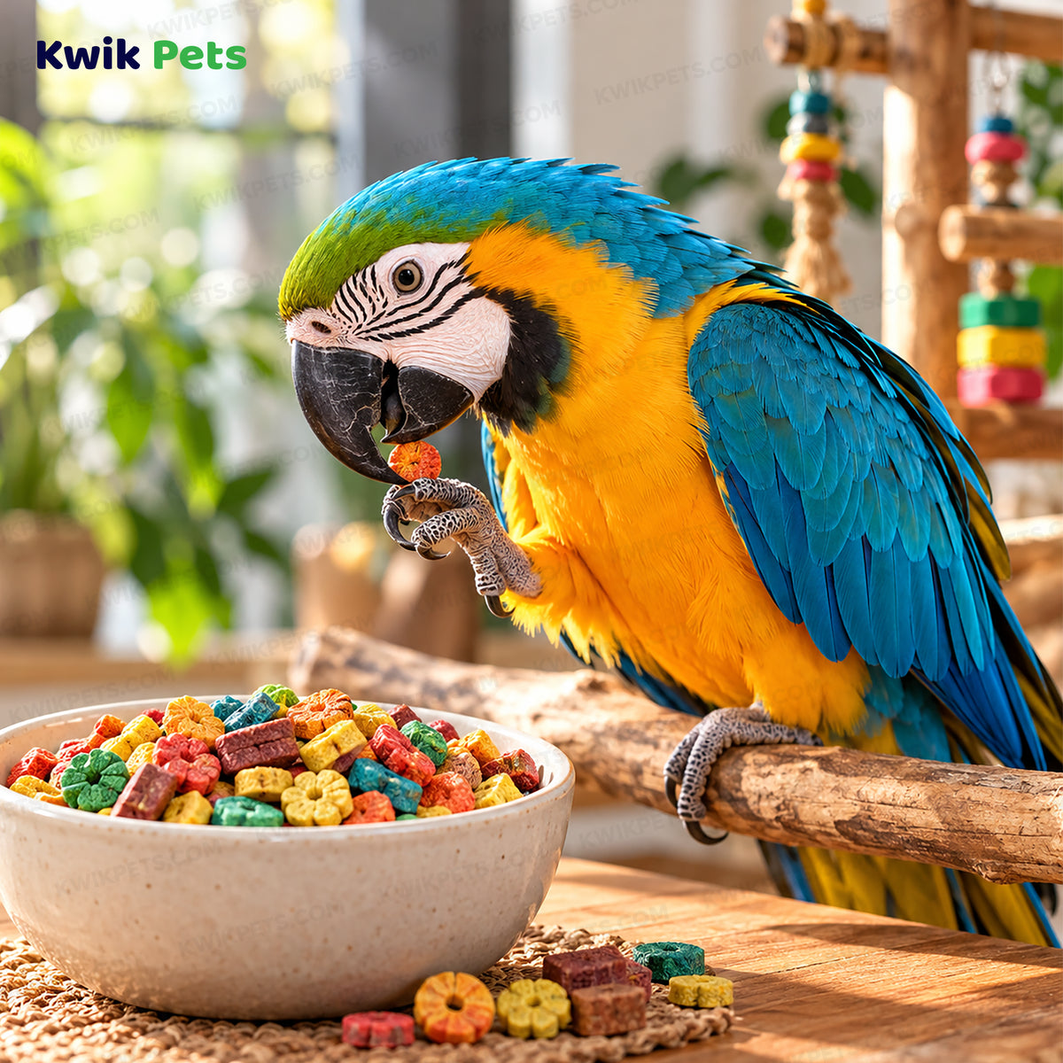 Lifestyle of Kaytee Exact Rainbow Large Parrot Food 4-lb