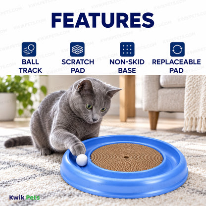 Features of Bergan Turbo Scratcher Cat Toy Assorted