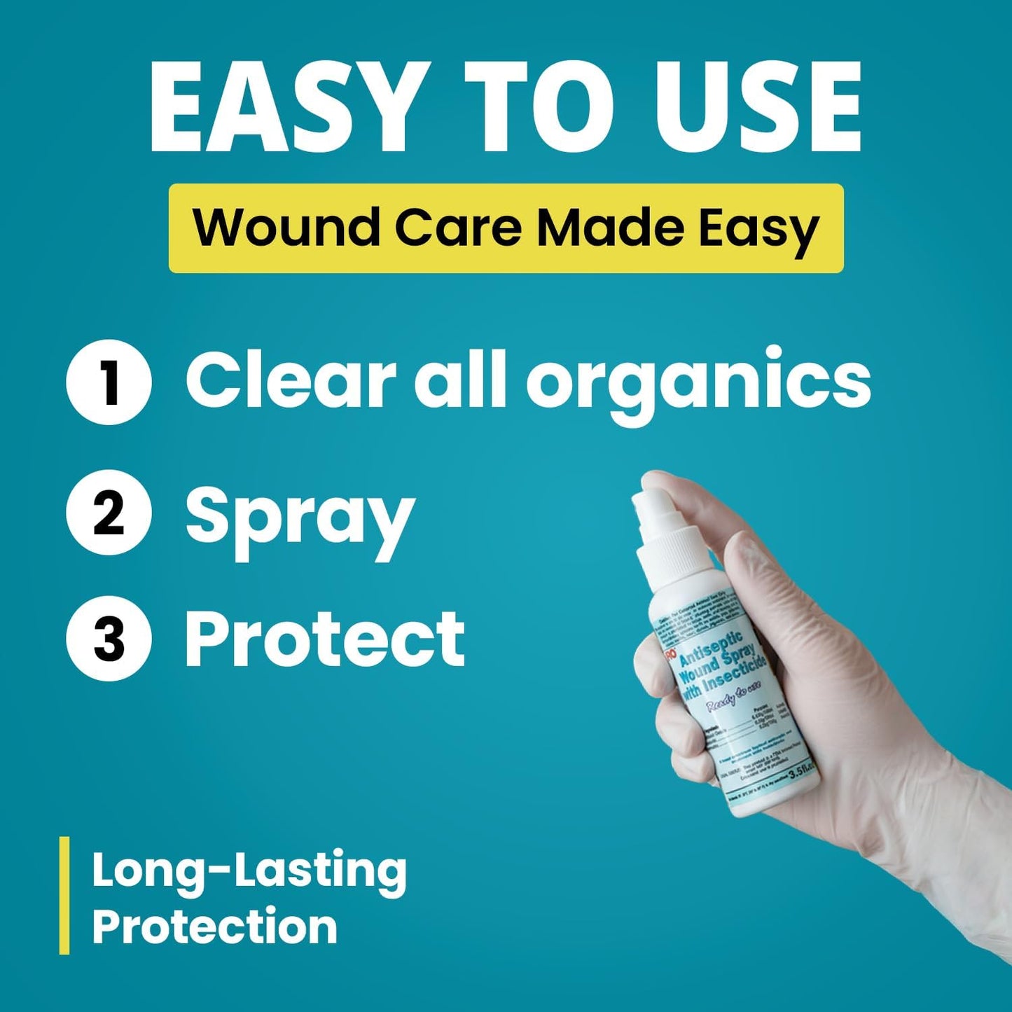 F10 Antiseptic Wound Spray with Insecticide 100ml