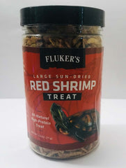 Fluker's Large Sun-Dried Red Shrimp Reptile Treat 2.5-oz