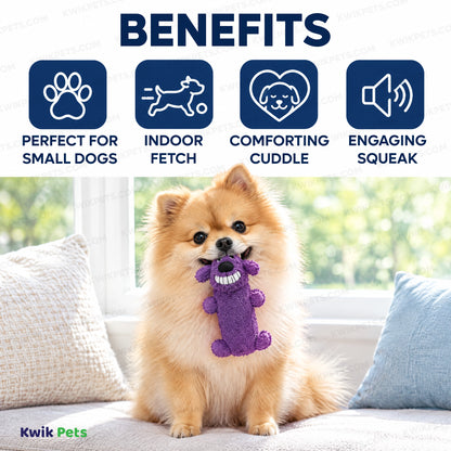 Benefits of Multipet Loofa Dog Toy Assorted Mini 6-in