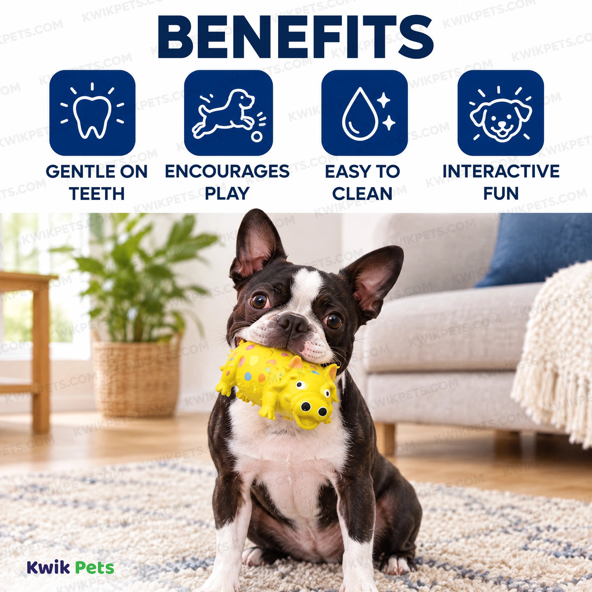 Benefits of Multipet Globlets Latex Squeaky Pig Dog Toy Assorted 4-in