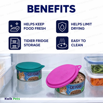 Benefits of Spot Pet Food Can Covers Assorted 3 Count 3.5-in