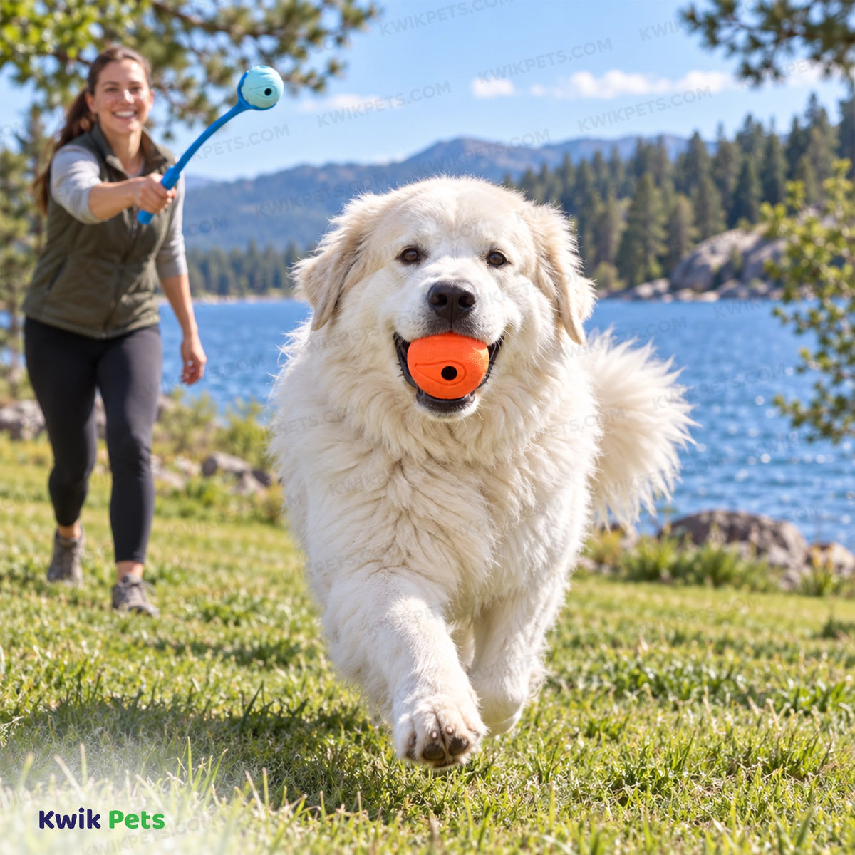 Lifestyle of Chuckit! The Whistler Ball Dog Toy Assorted Medium 2 Count