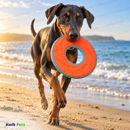 Lifestyle of Chuckit! ZipFlight Flying Ring Dog Toy Assorted Medium