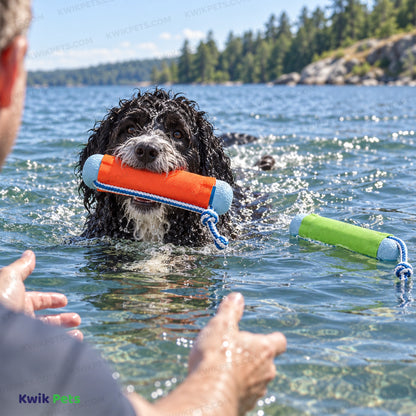 Lifestyle of Chuckit! Amphibious Bumper Dog Toy Assorted Small