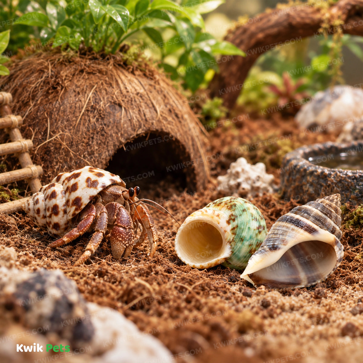 Lifestyle of Zoo Med Hermit Crab Growth Shell Assorted Medium 2 Count