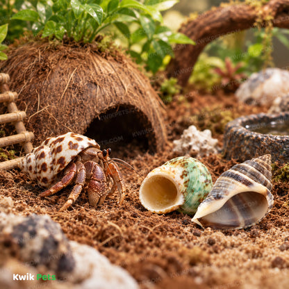 Lifestyle of Zoo Med Hermit Crab Growth Shell Assorted Medium 2 Count