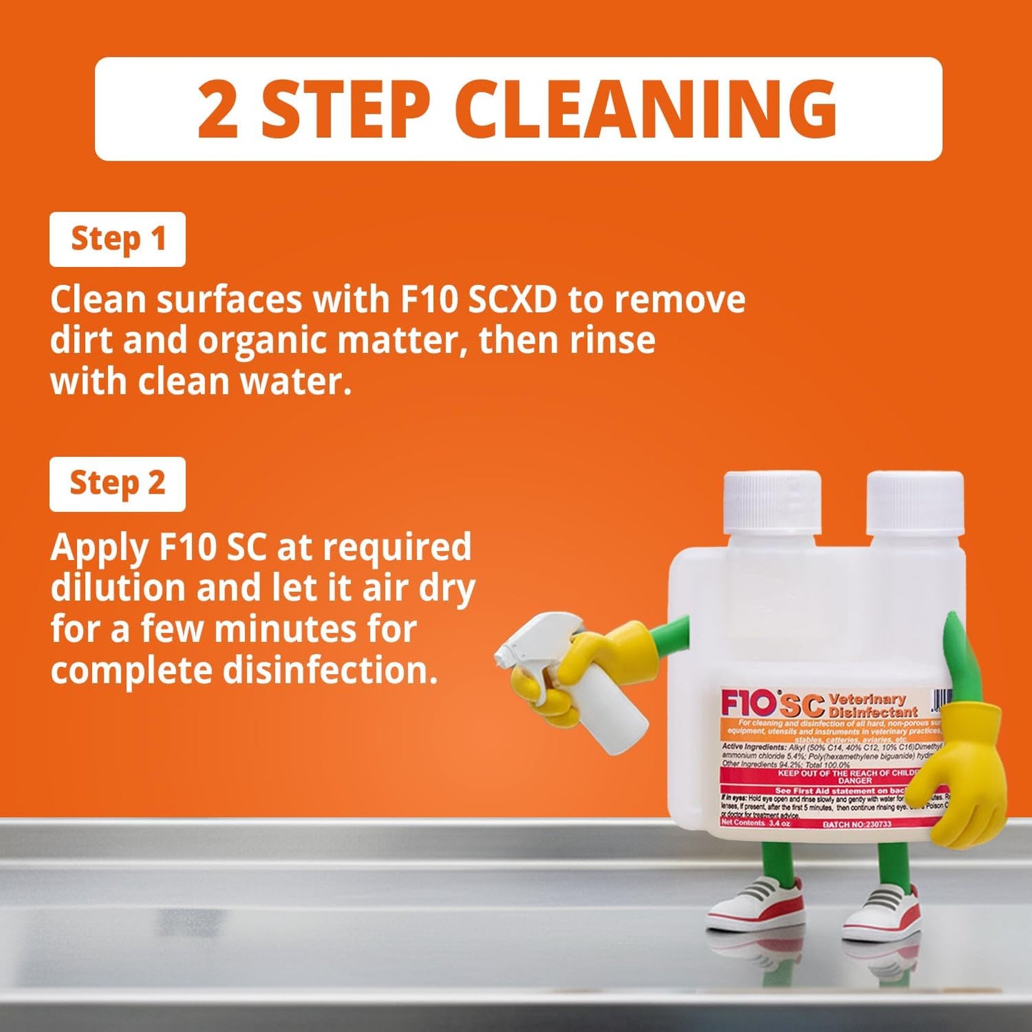 F10SC Veterinary Disinfectant 100 ml