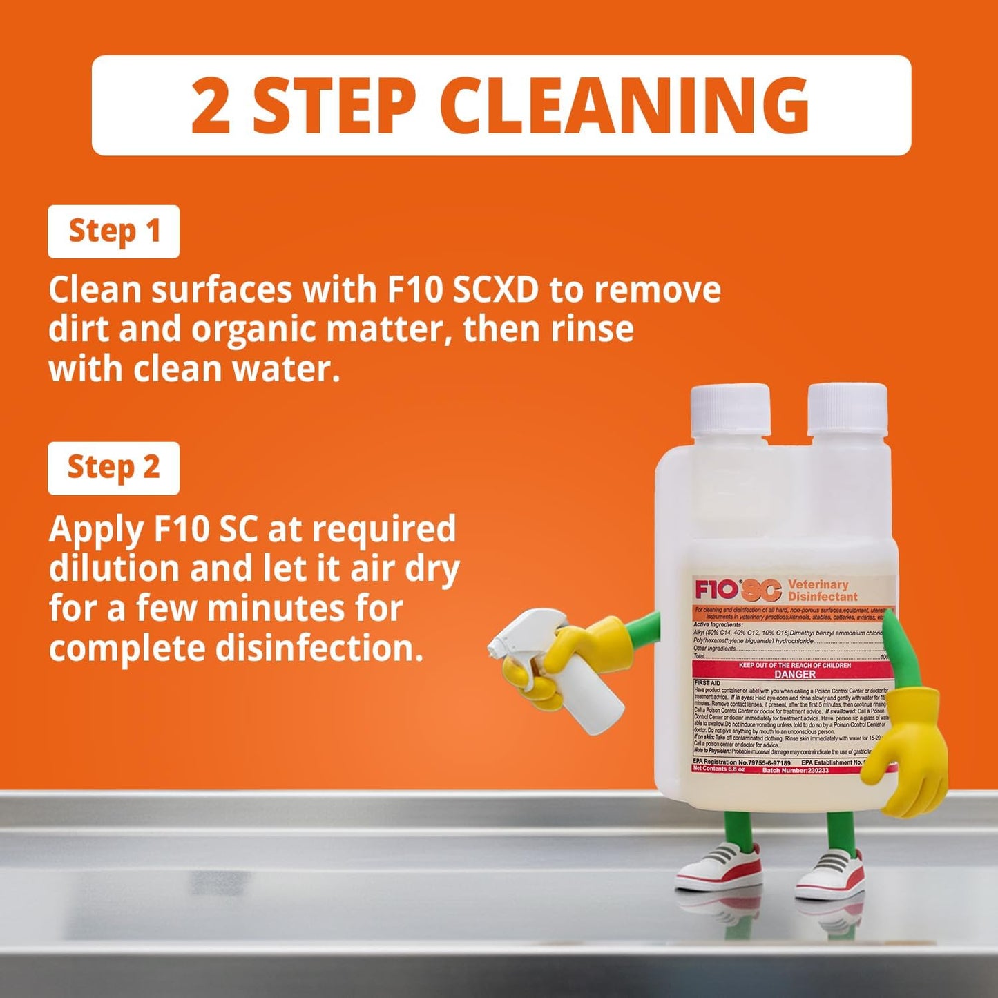 F10SC Veterinary Disinfectant 200 ml