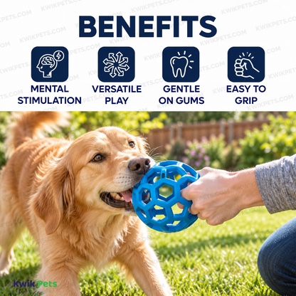 Benefits of JW Pet Hol-ee Roller Dog Toy Assorted Medium