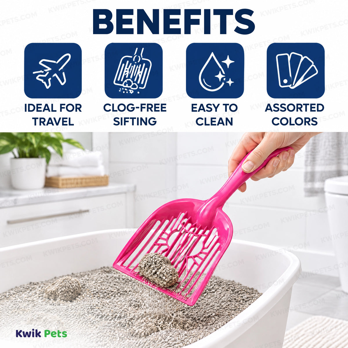 Benefits of Litter-Lifter Travel Cat Scoop Assorted
