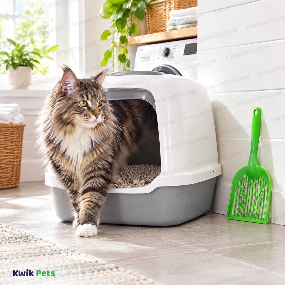 Lifestyle of Litter-Lifter Travel Cat Scoop Assorted