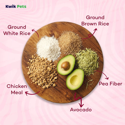Ingredients info of AvoDerm Natural Indoor Formula Adult Dry Cat Food 11-lb