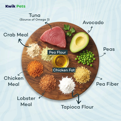 Ingredients info of AvoDerm Natural Grain Free Tuna with Lobster & Crab Meal Dry Cat Food 2.5-lb