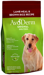 AvoDerm Natural Original Lamb Meal & Brown Rice Recipe Dry Dog Food 26-lb
