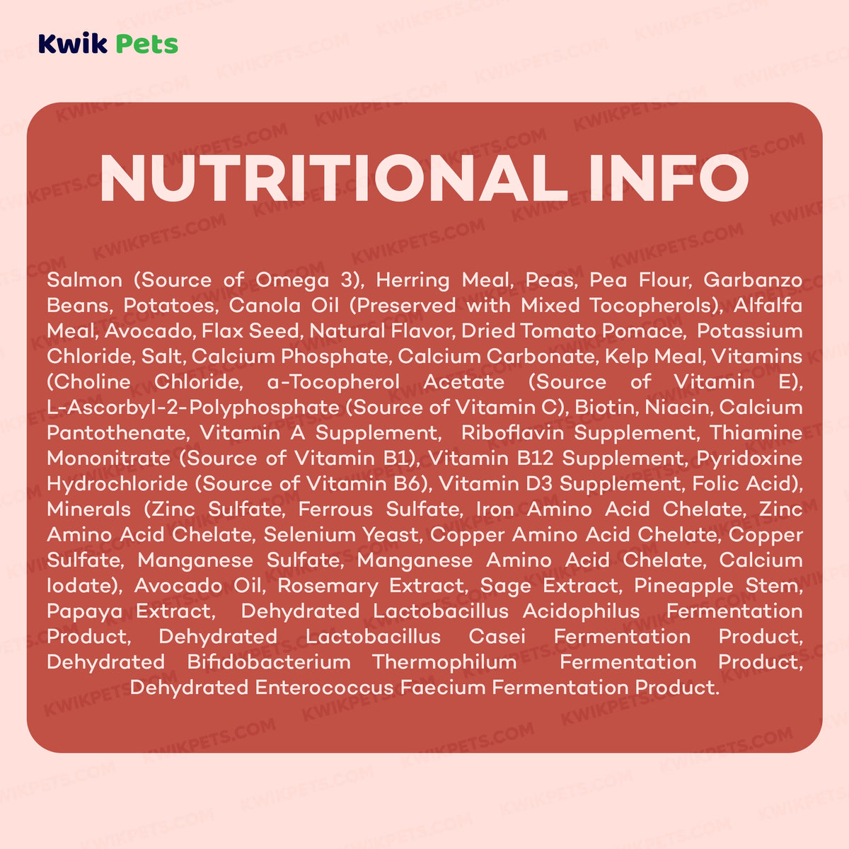 Nutrition of AvoDerm Natural Grain Free Salmon & Vegetables Recipe All Life Stages Dry Dog Food 4-lb