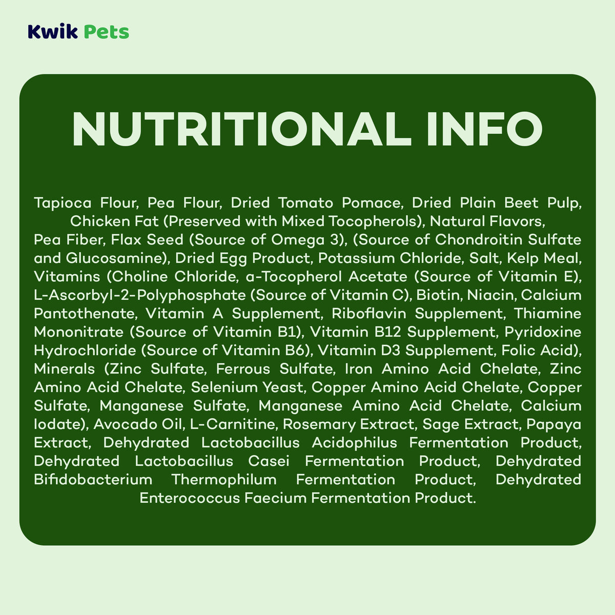 Nutritional Info of AvoDerm Natural Advanced Healthy Weight Dry Dog Food 4-lb