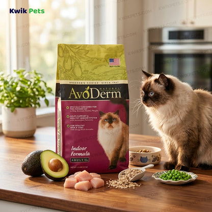 Lifestyle of AvoDerm Natural Indoor Formula Adult Dry Cat Food 3.5-lb
