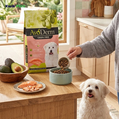 Lifestyle of AvoDerm Natural Grain Free Salmon & Vegetables Recipe All Life Stages Dry Dog Food 4-lb