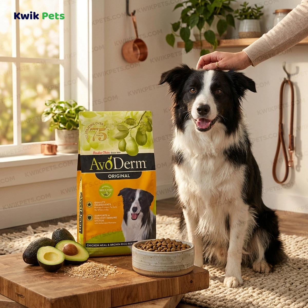 Lifestyle of AvoDerm Natural Original Chicken Meal & Brown Rice Dry Dog Food 4.4-lb