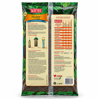 Back of Kaytee Nyjer Seed Wild Bird Food 8-lb