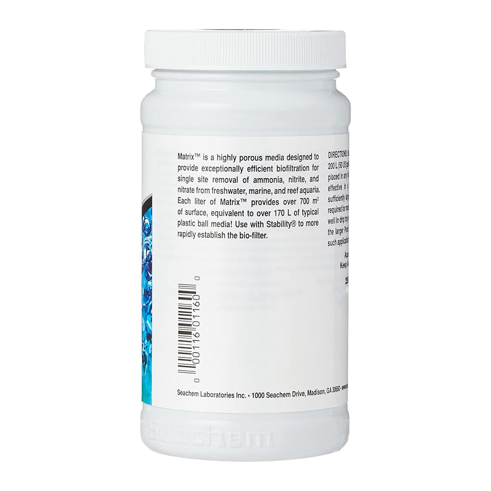 Seachem Laboratories Matrix Biological Media 250 ml, Kwik Pets
