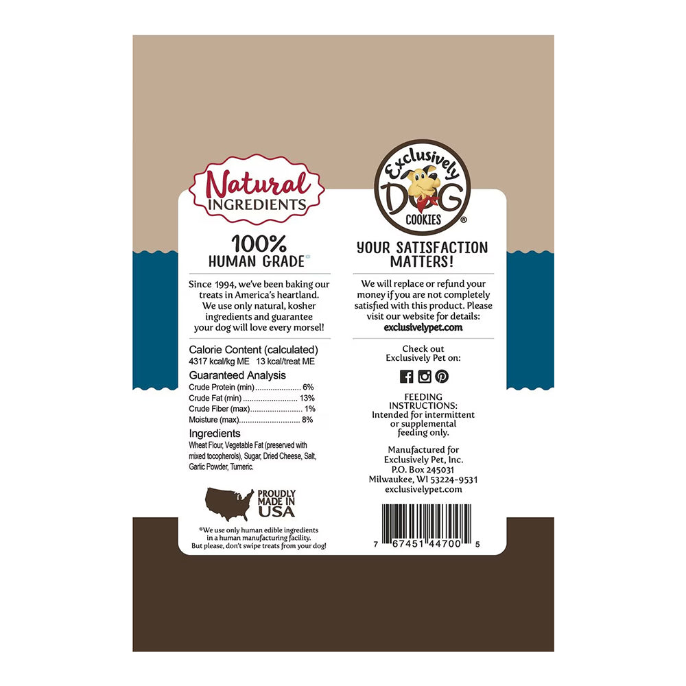 Exclusively Pet Best Buddy Bones Training Dog Treats Cheese 5.5 oz