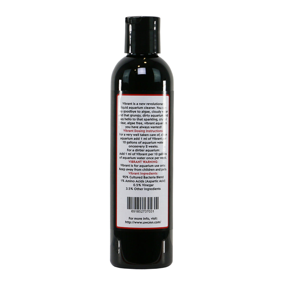 Back of Vibrant Freshwater Aquarium Cleaner 8-oz