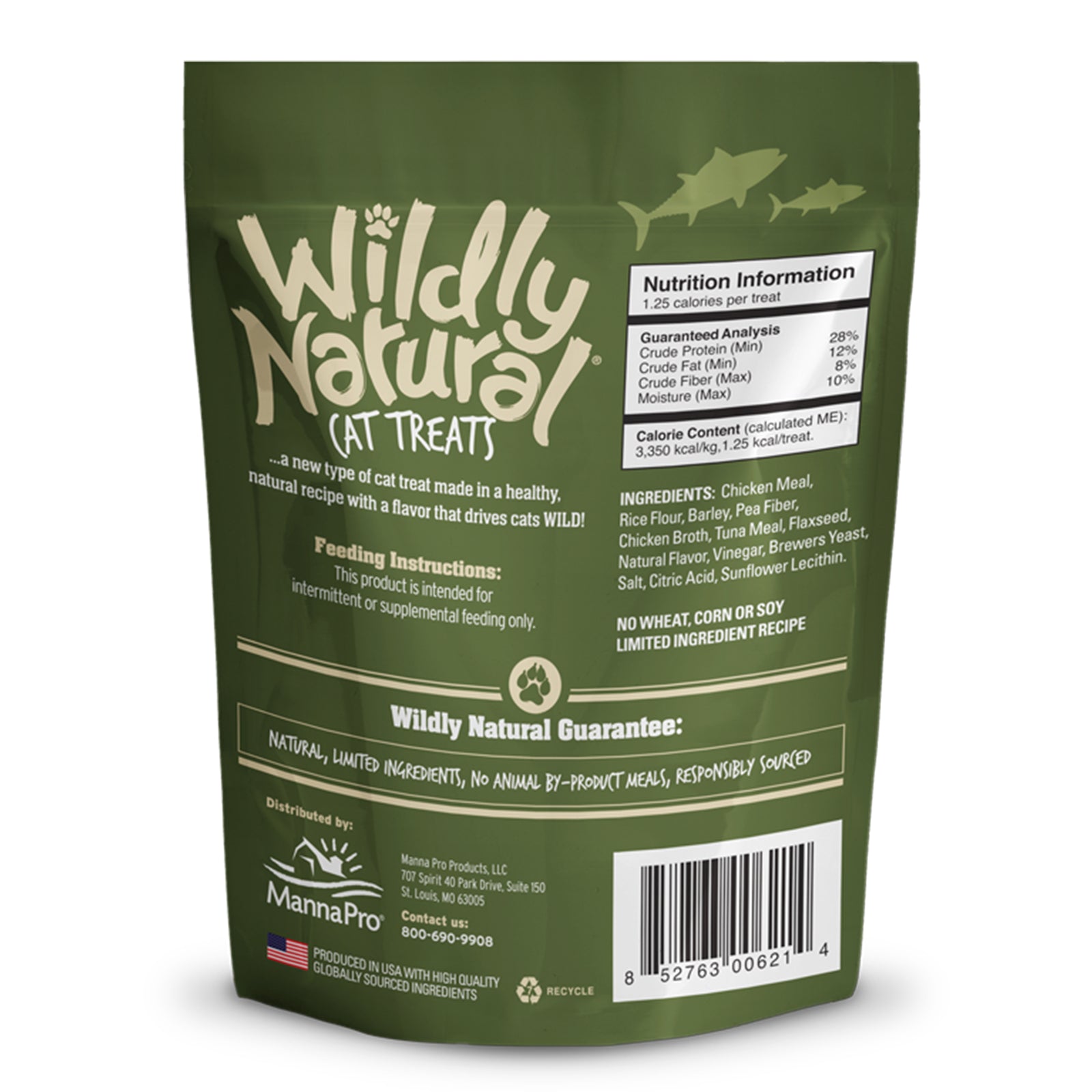 Fruitables Wildly Natural Tuna Cat Treats 2.5-oz, Kwik Pets