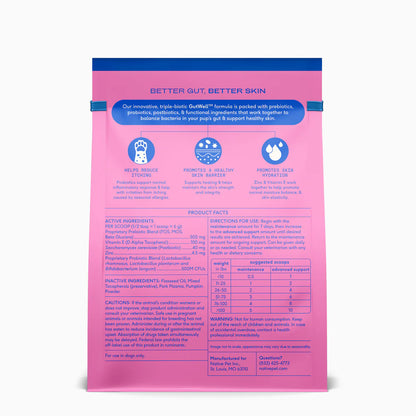 Native Pet GutWell Itchy Skin Relief Supplement for Dogs 12.7-oz, Kwik Pets