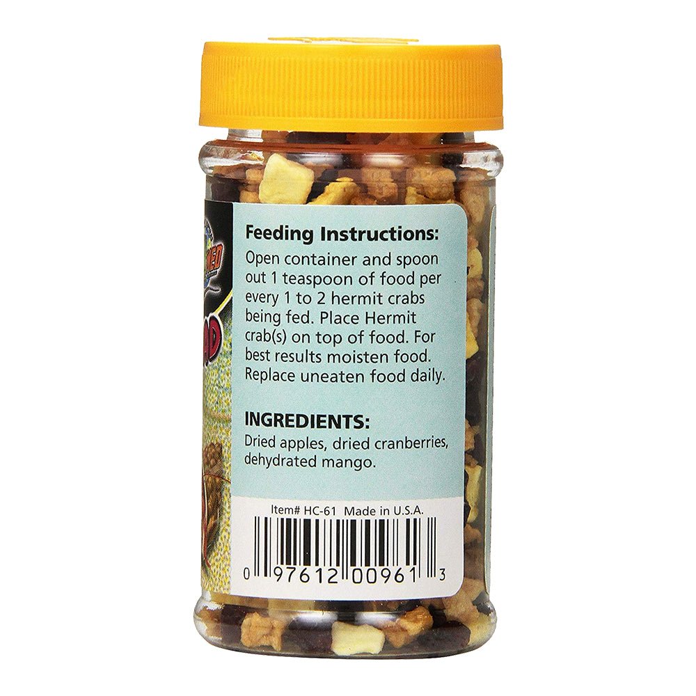 Back of Zoo Med Hermit Crab Fruit Salad Treats 0.85-oz