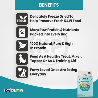 Benefits of Natural Balance Pet Foods Original Ultra Broth Coated Dry Dog Food Chicken & Barley 4-lb