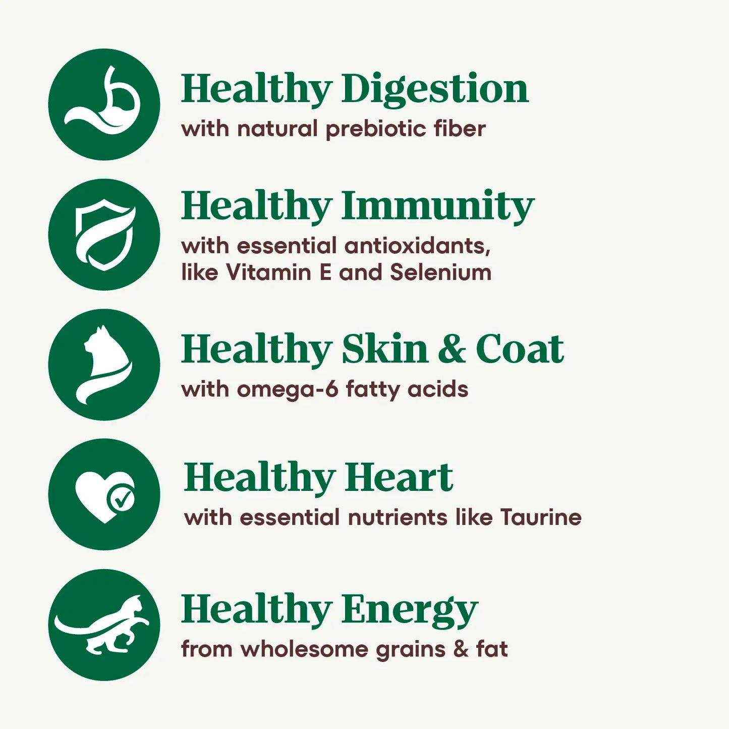 Benefits of Nutro Wholesome Essentials Chicken & Brown Rice Recipe Senior Dry Cat Food 5-lb