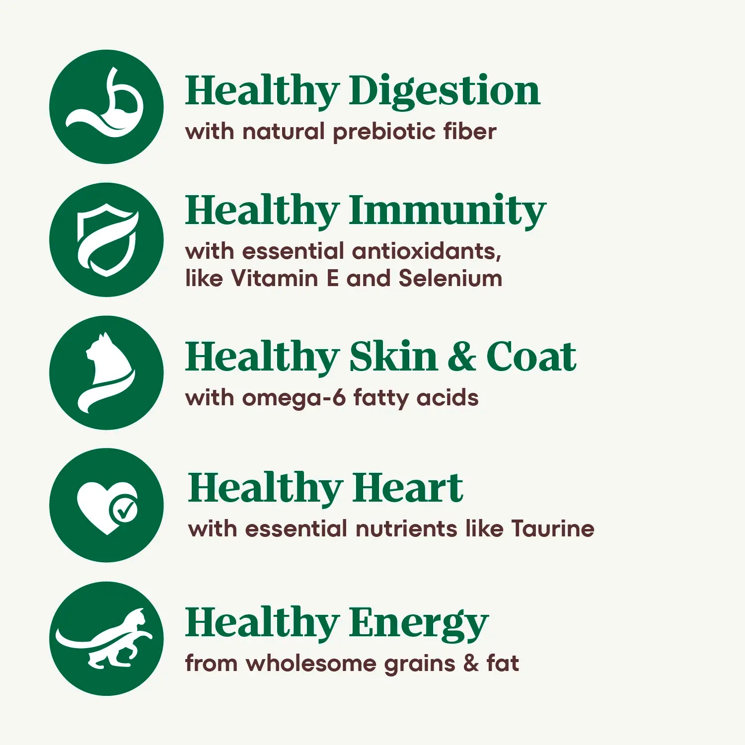Benefits of Nutro Wholesome Essentials Chicken & Brown Rice Recipe Senior Dry Cat Food 5-lb