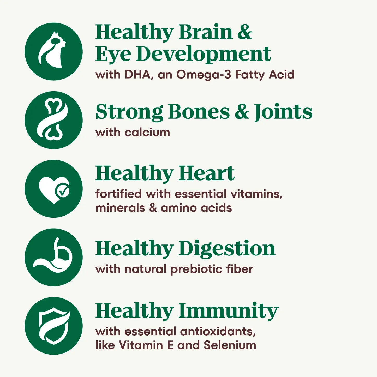 Benefits of Nutro Wholesome Essentials Chicken & Brown Rice Early Development Kitten Dry Cat Food 5-lb