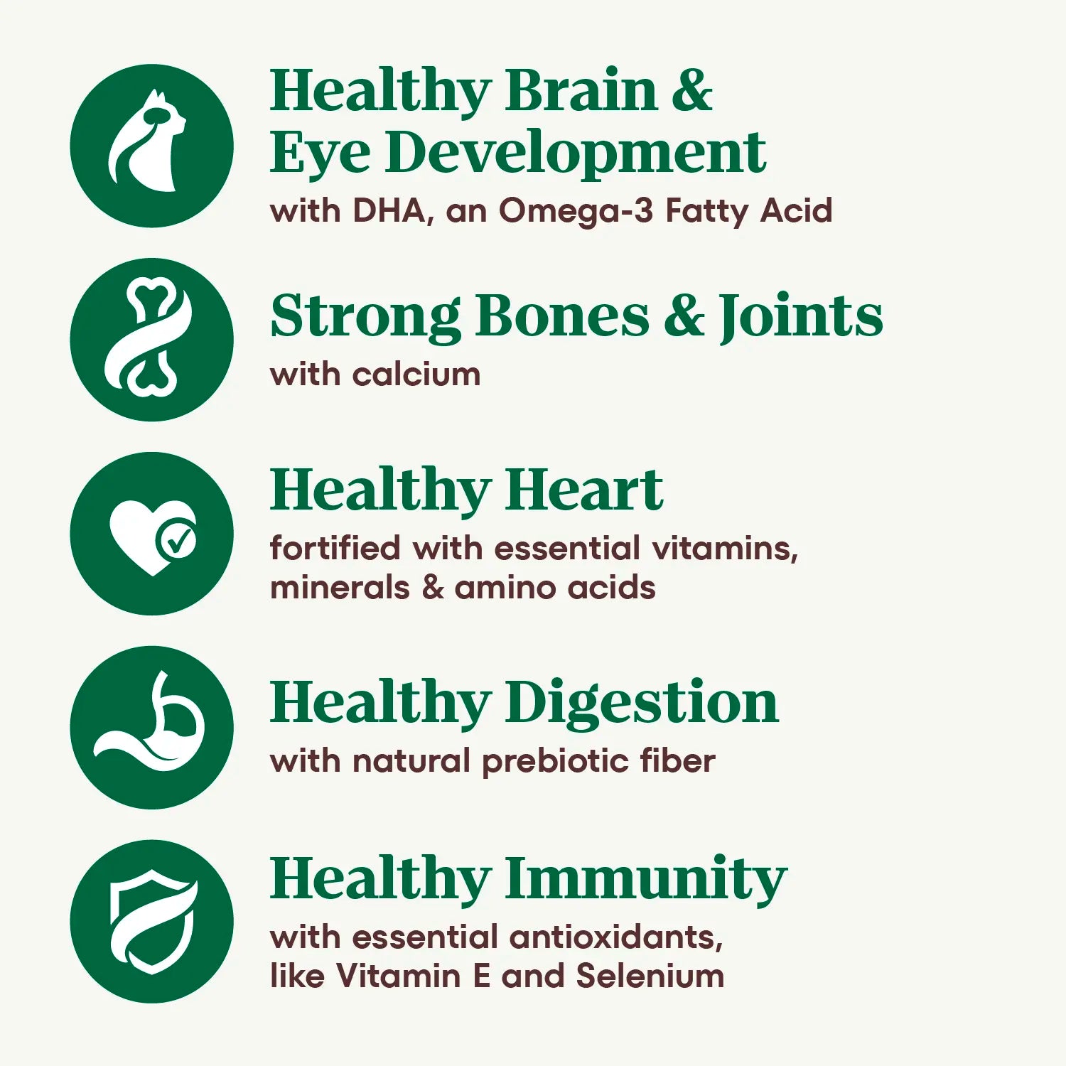Benefits of Nutro Wholesome Essentials Chicken & Brown Rice Early Development Kitten Dry Cat Food 5-lb